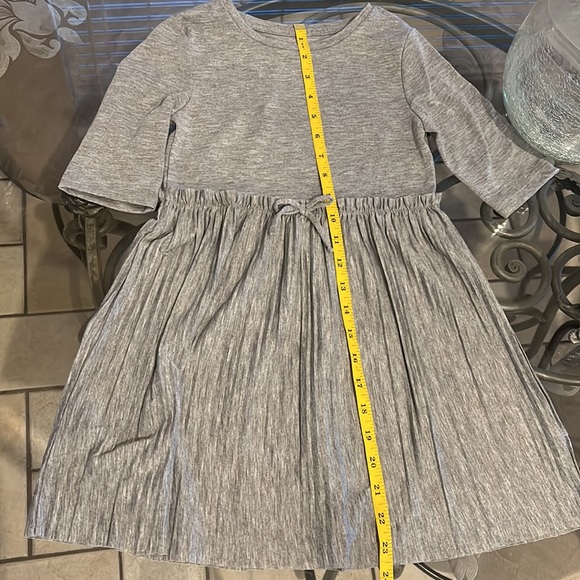Gray Long-Sleeve Girls Dress Size 6/6X - Picture 5 of 5